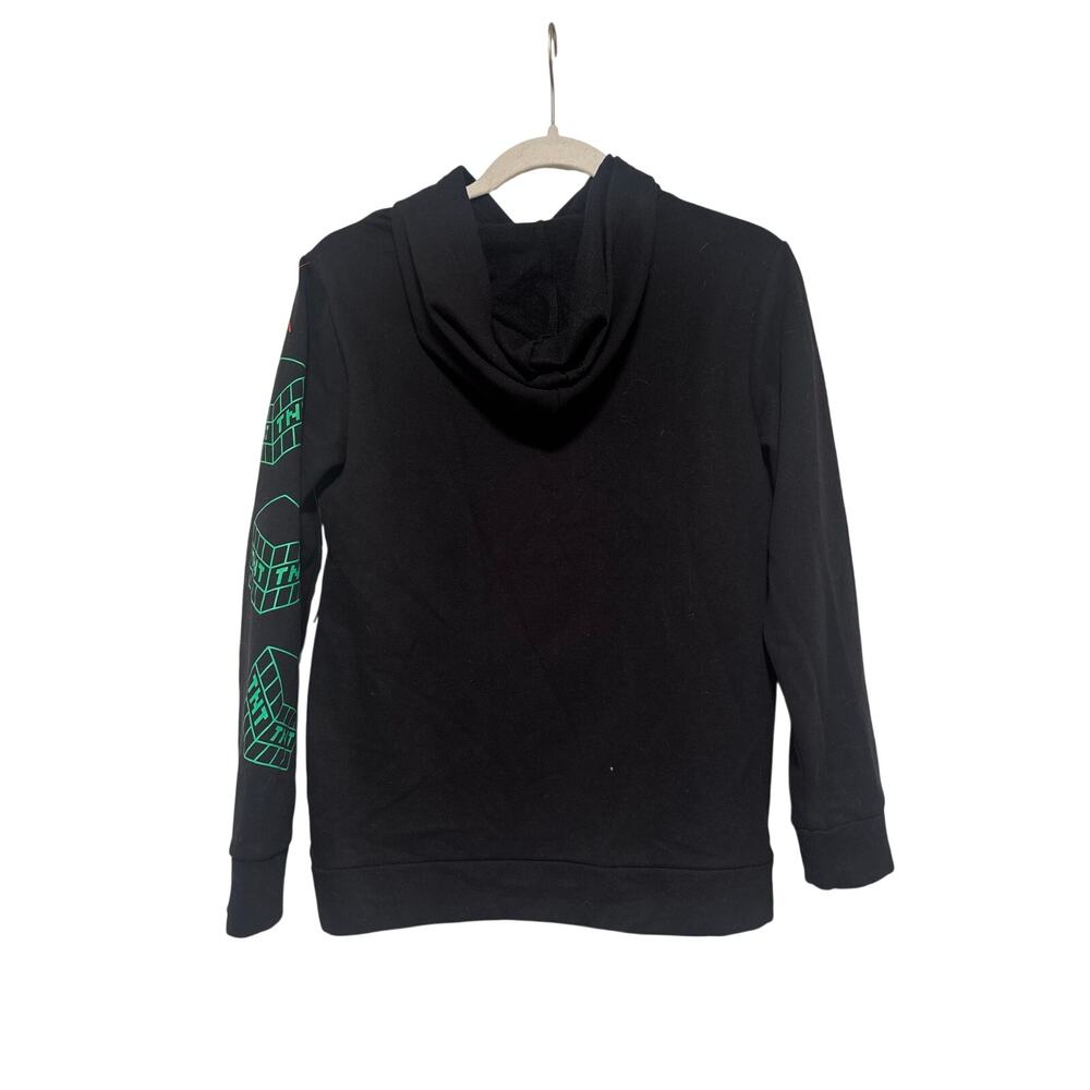 Minecraft Black Hoodie with Green Graphics XL Youth - Picture 8 of 9